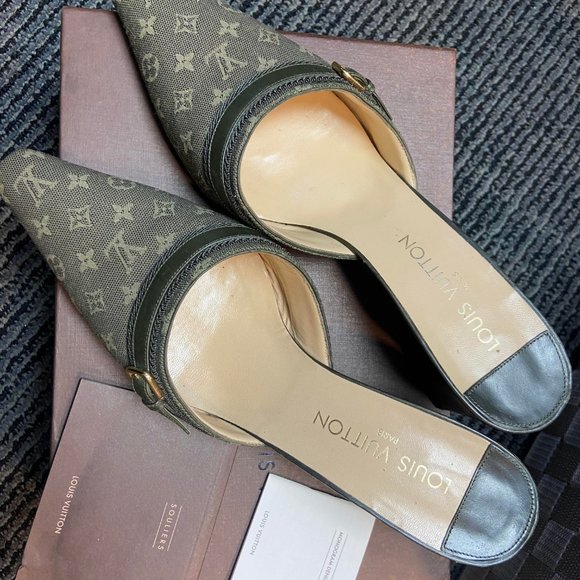 Authentic Louis Vuitton Mules - Picture 1 of 3